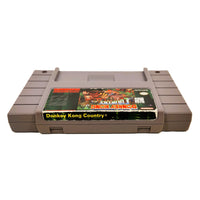 Donkey Kong Country Super Nintendo Acceptable Loose - Top Edge Cartridge Label