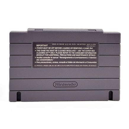Donkey Kong Country Super Nintendo Very Good - Game cartridge back view