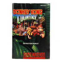 Donkey Kong Country Super Nintendo Very Good - View of official game instruction manual