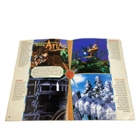 Donkey Kong Country Super Nintendo Very Good - View of official game instruction manual showing graphics and text