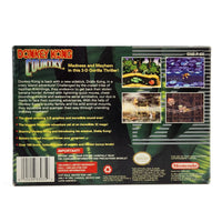 Donkey Kong Country Super Nintendo Very Good - Game Box back Artwork