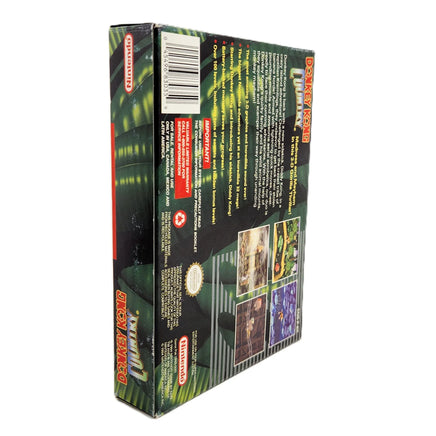 Donkey Kong Country Super Nintendo Very Good - Game Box back spine Artwork
