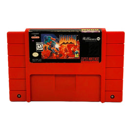Doom Super Nintendo Good Loose - Cartridge Front Label
