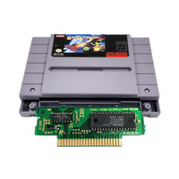 Earth Defense Force Super Nintendo Very Good Loose - Cartridge shell shown with authentic game circuit board displayed with Nintendo branding