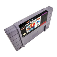 Earthworm Jim Super Nintendo Very Good Loose - Angled front view of game cart showing label art and spine