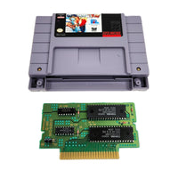 Earthworm Jim Super Nintendo Very Good Loose - View of open cart displaying authentic circuit board