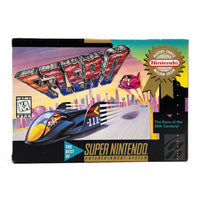 F-Zero Players Choice Super Nintendo Very Good - Authentic retail game box front