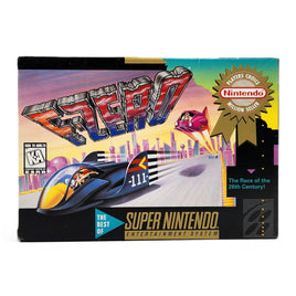 F-Zero Players Choice Super Nintendo Very Good - Authentic retail game box front