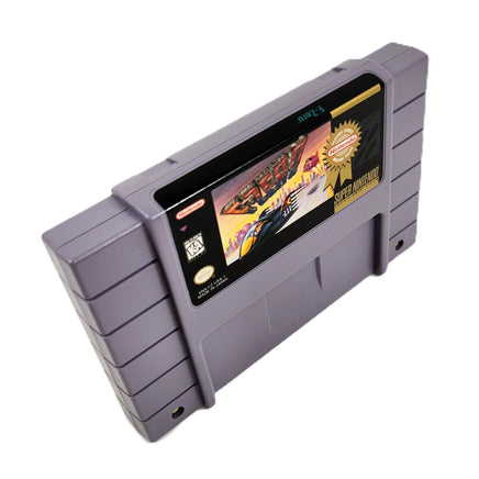 F-Zero Players Choice Super Nintendo Very Good - Alternate front label of authentic game cartridge
