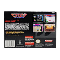 F-Zero Players Choice Super Nintendo Very Good - Authentic retail game box back