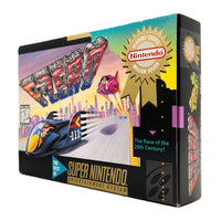 F-Zero Players Choice Super Nintendo Very Good - Alternate view of official retail game box front and right side