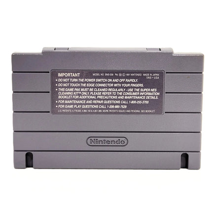 Final Fantasy II Super Nintendo Very Good Loose - SNES Authentic Cartridge Back