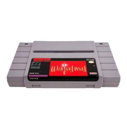 Final Fantasy II Super Nintendo Very Good Loose - SNES Top Spine Of Game Cartridge