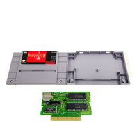Final Fantasy II Super Nintendo Very Good Loose - Authentic SNES Game Opened with Circuit Board Shown