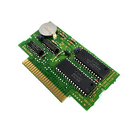 Final Fantasy II Super Nintendo Very Good Loose - Close up of Authentic SNES Game Circuit Board Shown with save battery