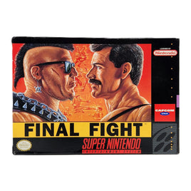 Final Fight Super Nintendo Very Good CIB- Authentic Retail Box Front Artwork