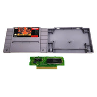 Final Fight Super Nintendo Very Good CIB- Open cartridge with authentic game circuit board shown