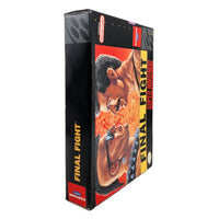Final Fight Super Nintendo Very Good CIB- Genuine Retail Box Front Artwork Shown at an Angle with spine visible