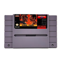 Final Fight Super Nintendo Very Good CIB- Front label of official game cartridge
