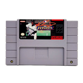 Ken Griffey Jr Major League Baseball Super Nintendo Good Loose - SNES Front Of Official Game Cartridge