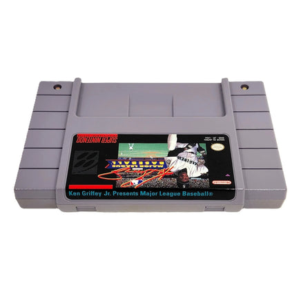 Ken Griffey Jr Major League Baseball Super Nintendo Good Loose - SNES Upper Label Edge Of Cartridge