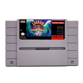 Lagoon Super Nintendo Very Good Loose - SNES Original Game Cartridge Front