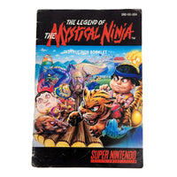 Legend Of The Mystical Ninja Super Nintendo Very Good Loose - SNES Original Game Manual Front
