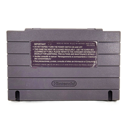 Mario Paint Super Nintendo Good Loose - Back Label Of Cartridge
