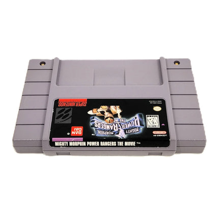 Mighty Morphin Power Rangers The Movie Super Nintendo Very Good Loose - Top Edge Cartridge Label
