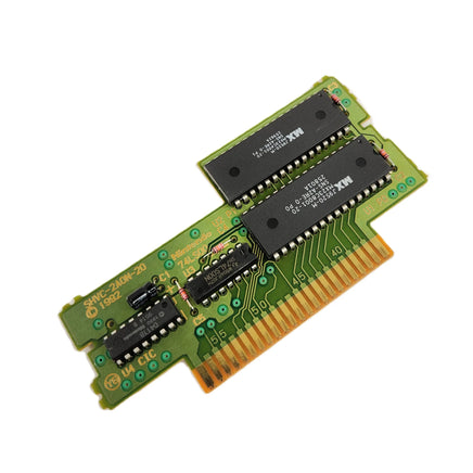 Mighty Morphin Power Rangers The Movie Super Nintendo Very Good Loose - View showing authentic game circuit board