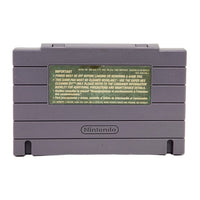 Monopoly Super Nintendo Good Loose - Game Cartridge Back