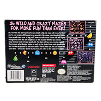 Ms. Pacman Super Nintendo Good CIB - Back Of Game Box