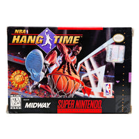 NBA Hang Time Super Nintendo Very Good CIB - Front Of Authentic Game Box