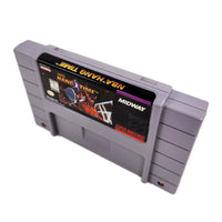NBA Hang Time Super Nintendo Very Good CIB -Front and top spine label on genuine game cartridge