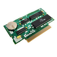 NBA Hang Time Super Nintendo Very Good CIB -View of authentic game circuit board with working game save battery installed