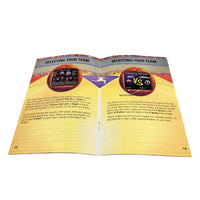 NBA Hang Time Super Nintendo Very Good CIB - Instruction manual open showing staple binding