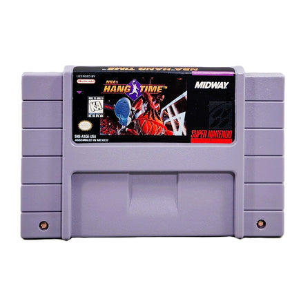 NBA Hang Time Super Nintendo Very Good CIB - Cartridge Front Label