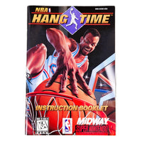 NBA Hang Time Super Nintendo Very Good CIB - Instruction Manual Front