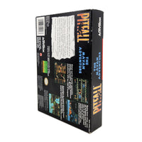 Jurassic Park Super Nintendo Very Good SNES Game CIB - Top spine view of official retail game box