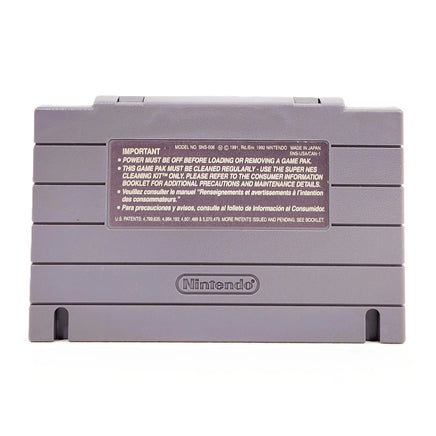 Secret Of Mana Super Nintendo Very Good Loose - Back Of Authentic SNES Cartridge