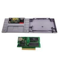 Secret Of Mana Super Nintendo Very Good Loose - View of open cartridge displaying authentic game circuit board