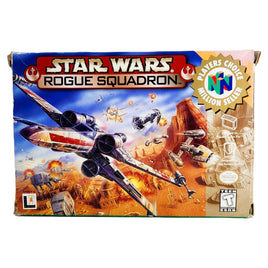 Star Wars Rogue Squadron Players Choice Nintendo 64 Very Good - Authentic Game Box Front View