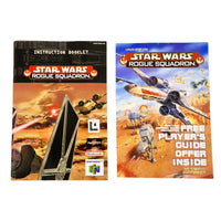 Star Wars Rogue Squadron Players Choice Nintendo 64 Very Good - Instruction Manual and Free Players Guide Offer Flyer