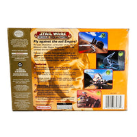 Star Wars Rogue Squadron Players Choice Nintendo 64 Very Good - Authentic Game Box Back Cover