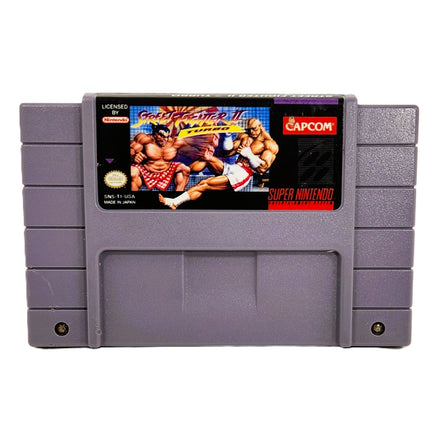 Street Fighter II Turbo Super Nintendo Good Loose - Front Of Cartridge Label View