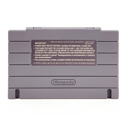 Stunt Race FX Super Nintendo Very Good Loose - SNES Cartridge Reverse Side