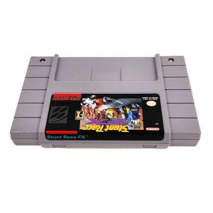 Stunt Race FX Super Nintendo Very Good Loose - Upper Label Edge Of SNES Cartridge