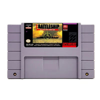 Super Battleship Super Nintendo Very Good Loose - Front Of SNES Cartridge Label View
