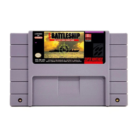 Super Battleship Super Nintendo Very Good Loose - Front Of SNES Cartridge Label View
