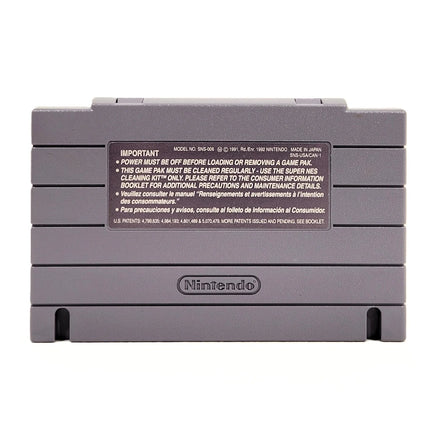 Super Battleship Super Nintendo Very Good Loose - Authentic SNES Cartridge Back